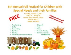 Fall Festival Special Needs