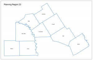 Planning Region 23 Map