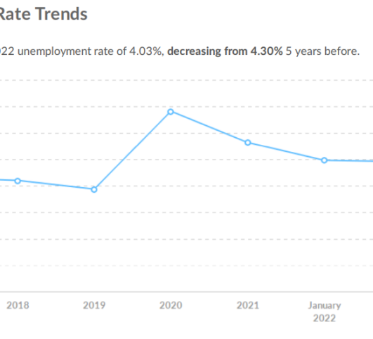 2022 unemployment rate trends