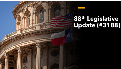 88th Legislative Update #3188 (Online Only)